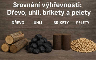 Srovnání výhřevnosti: Dřevo, uhlí, brikety a pelety